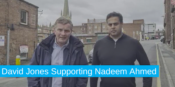 David Jones Supporting Nadeem Ahmed