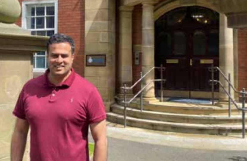 Nadeem Ahmed has a plan to work with local residents